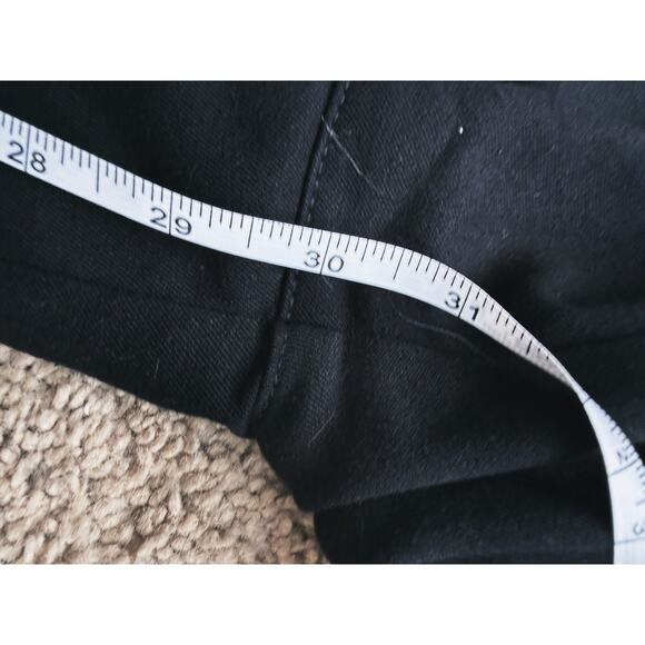 American Eagle Curvy Wide Leg Trousers Pants Black Size 16 Career Lounge Casual - Picture 8 of 8